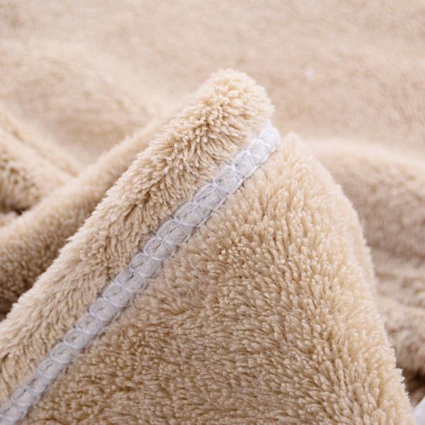 Women Coral Fleece Dry Hair Hat Quick-Dry Absorbent Shower Hat with Thickened Towel