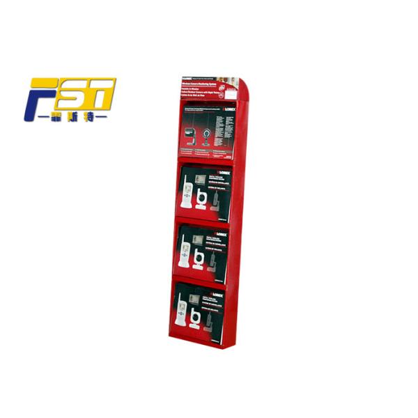 Cardboard Paper Side Wing Display , Light Duty CMYK Printing Wing Rack Display