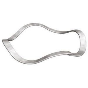 MST Phosphor Copper / Brass Single Turn Overlap Wave Spring With Gold Plating /