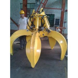 High quality excavator grab bucket 10-16 tons excavator hydraulic rotary grab