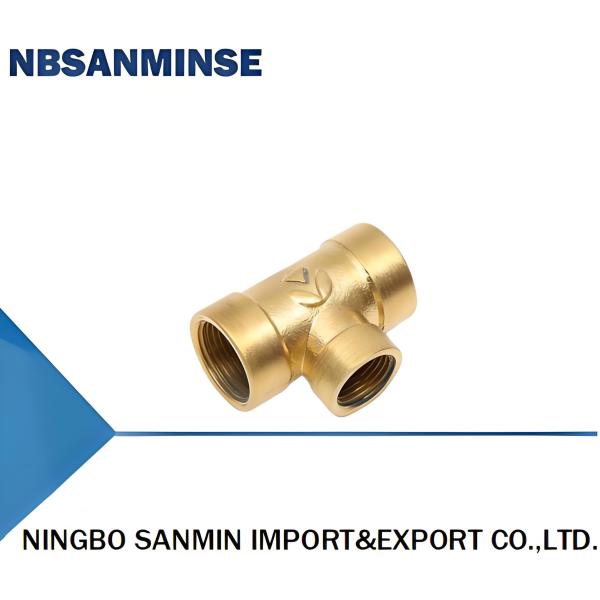 Buy Copper Tee Brass Hose Fittings Pressure 1.0MPA at wholesale prices