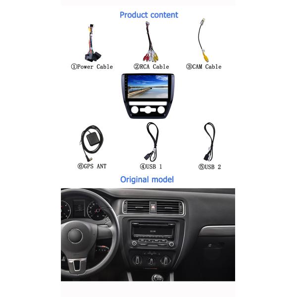 OEM Volkswagen Touch Screen Radio Android 9.0 Double Din Car Stereo