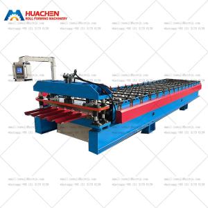 Galvanized Steel Metal Rolling Roofing Sheet Tiles Making Machine Trapezoidal