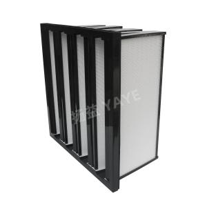China H14 U15 V Bank Air Filter V Bank HEPA Filter 360 Degree Visibility on sale