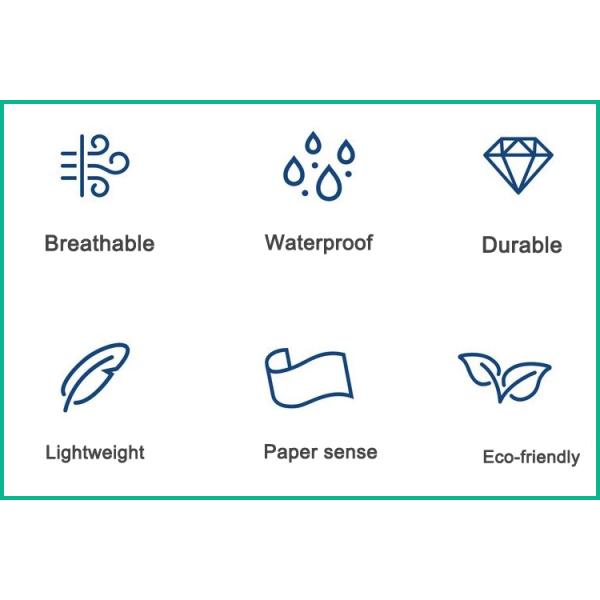 Tyvek printer paper Coated 55g 68g 75g 105g Fabric Printer Paper For Labels