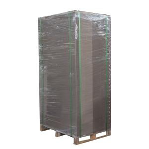 1mm 1.5mm 2mm Grey Cardboard Sheets Anti Curl Duplex Cardboard With Single Side