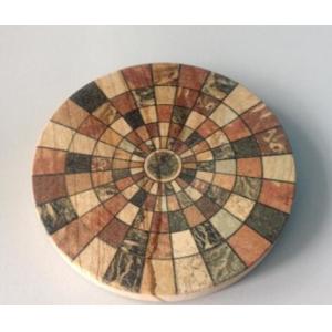 2017 Popular 4‘’ Absorbent Sandstone Coaster Customized Size and Printed Logo