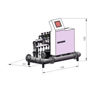 Hydroponics Automated Fertigation Control System For Multi Span Agricultural