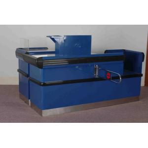 China Professional Supermarket Checkout Counter Powder Coating Surface Treatment on sale
