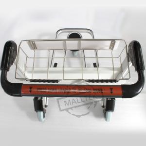 3 Wheels Airport Luggage Trolley PVC Handle Aluminum Alloy