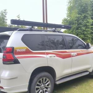 Auto Retractable Car Side Awning With Oxford Cloth Black Coated Inside