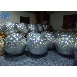 Airtight Double Layer Disco 8m Inflatable Chrome Ball
