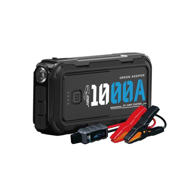 Multifunctional 12V 10000mAh Portable Car Jump Starter with Flashlight and QC