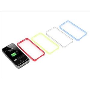 Black / Glossy White Fireproofing Materials1500mAh Capacity IPhone 4 Extender