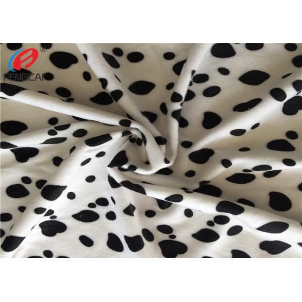 Animal Printed Warp Knitting Polyester Velvet Fabric Brushed Velboa Fabric