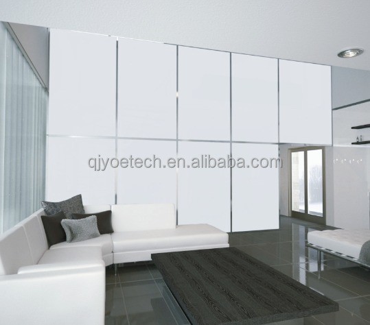 White PVB Laminated Glass for Building Safety Fine Polished Edge and Rough Edge