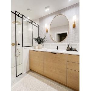 Customized Modern Design Bathroom Sink Cabinets Modular Wall Hanging Bathroom