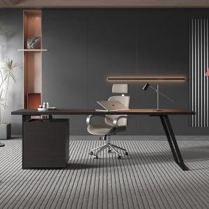 Large 2m Boss Manager Desk With High Back Swivel Chair Set