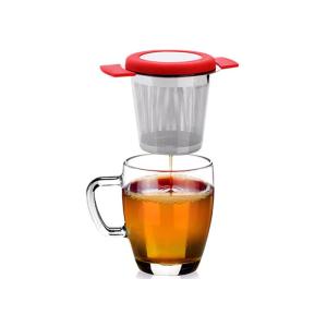 Sus430 Silicone Handles 100x65mm Extra Fine Tea Infuser