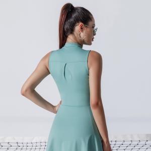Lake Green Sports Tennis Dress Running Fitness Short Skirt With Pocket Women