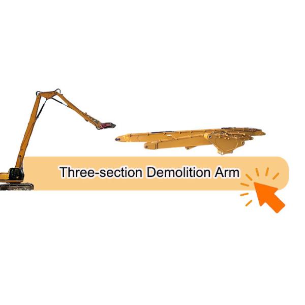 Excavator Tunnel Arm Short Reach Boom With Bucket / Breaker