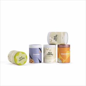 Airtight Nuts Kernels Coffee Bean Container Tin Can Jar Packaging Box With