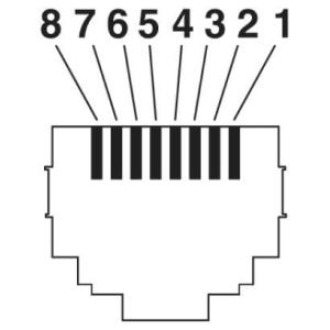 M12 X Code 8 Pin Male To Female Rj45 Adapter Cable Customized Length CE