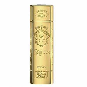 200ML 500ML Custom Vodka Bottle Vacuum Metalization Golden Screen Printing