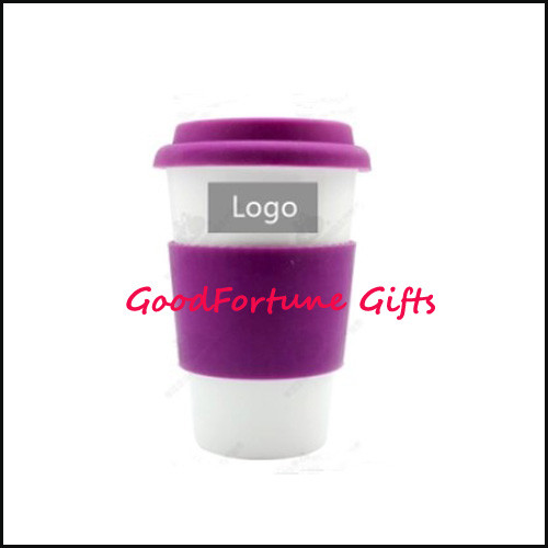Buy Silicon Lid Cooler ceramic coffee Mugs promotion gift at wholesale prices