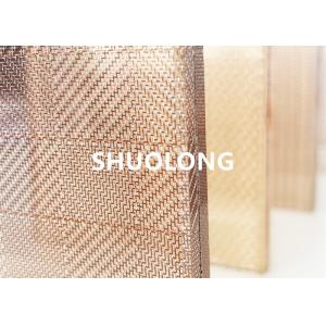 High Temperature Resistant Laminated Glass Wire Mesh Customized Size