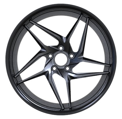 Buy Matt Black Two Piece Forged Wheels at wholesale prices