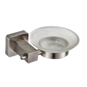 Quality Soap Dish83402 (8159)-Square &amp;Stainless steel 304&amp;Brush &amp;glass &amp; Bathroom Accessories&amp;kitchen,Sanitary Hardware for sale