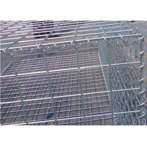5mm Dia 75 X 75mm Hole Galvanized Welded Gabion Box 4m Length Hot Dipped