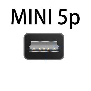 Custom Assembly Mini B 5p USB to RJ9 RJ11 Cable