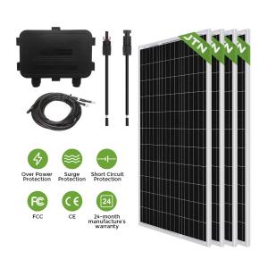 Mono Solar Power Panel Kit PV Inverter Off Grid 5Kw With MPPT Controller