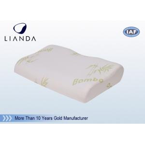 Visco Elastic Memory Foam Pillows Velour Fabric Customized Moulded