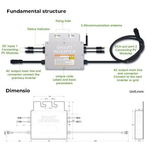 Polycrystalline Silicon Solar Power Panel Kit 600W Roof Mounting