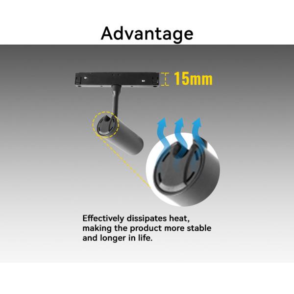 2700K-6500K Intelligent Control Magnetic Track Light 24V DC 7W Magnetic Track Lamp