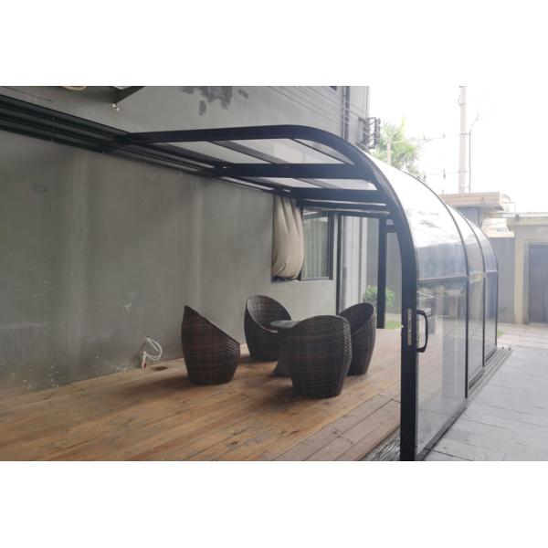 Buy Arc Garden Glass Roof Sunroom Free Standing Prefab 6065 T5 EPDM at wholesale prices