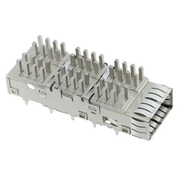 Buy 2170450-1 QSFP Cage Assembly With Heat Sink 1x1 Port EMI Springs at wholesale prices