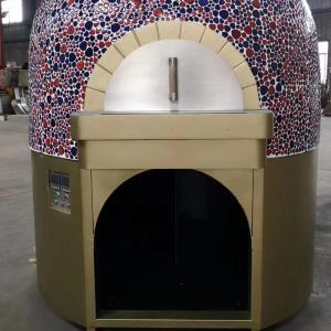 Round Italy Pizza Oven Electric Gas 500℃ High Temperature