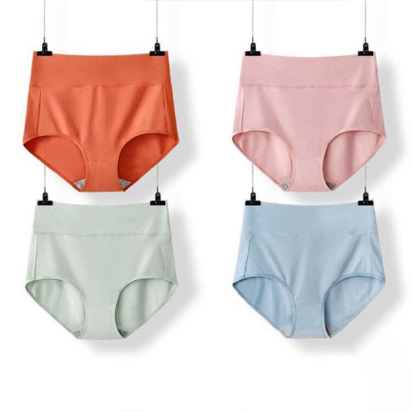 Solid Women Cotton Panties , Lingery cotton seamless hipster panties