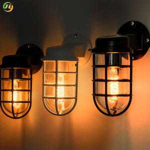 265V Outdoor Modern Sconce Wall Light Aluminium Glass Shade