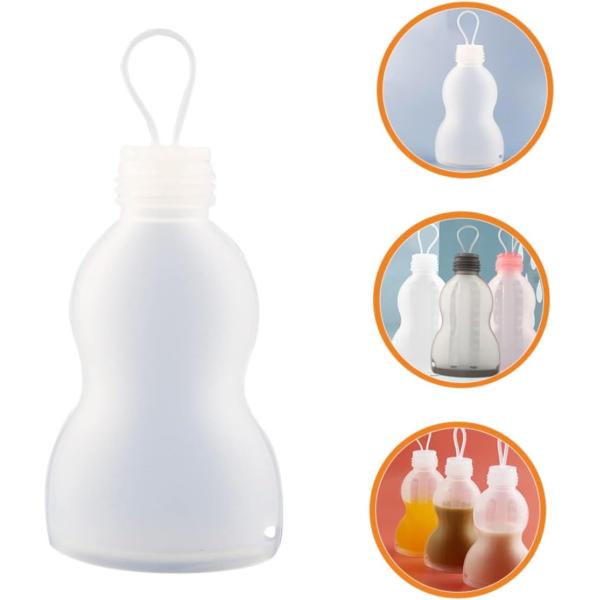 Portable Silicone Breastmilk Bags , Washable Silicone Breast Milk Storage Containers