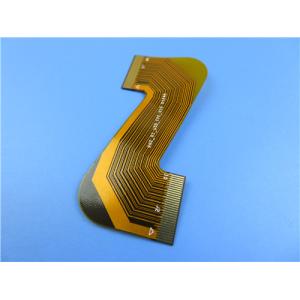 Quality Flexible Printed Circuit (FPC) Built on 1oz Polyimide with Gold Plated and PI Stiffener for Modem USB for sale