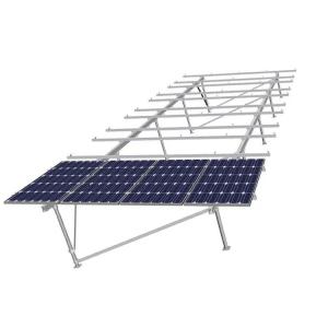 Solar Mounting System Ground Mounting Bracket Carbon Steel Structure For Solar