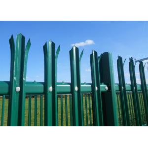 PVC Coated Security Palisade Fence W Pale 2.1*2.4m For Residential