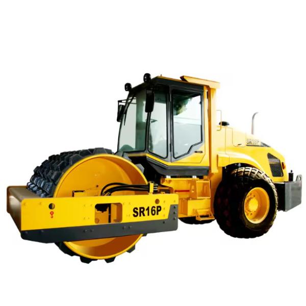 18 Ton Hydraulic Vibrotary Small Road Roller Pavement Compactor SR18 Yellow roller