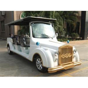 White Color 48V AC Motor Electric Vintage Cars With Intelligent Onboard Charger