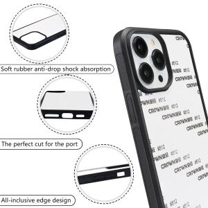 Aluminum Plate Sublimation Phone Case Anti Slip For IPhone16 Samsung S25 Ultra